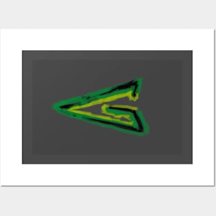 Green Arrow Logo (PlexoByte Edition) Posters and Art